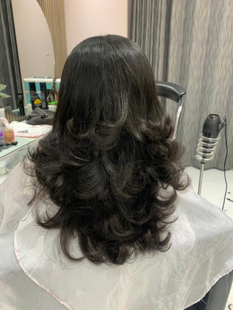 Client styling by Salon Favourite